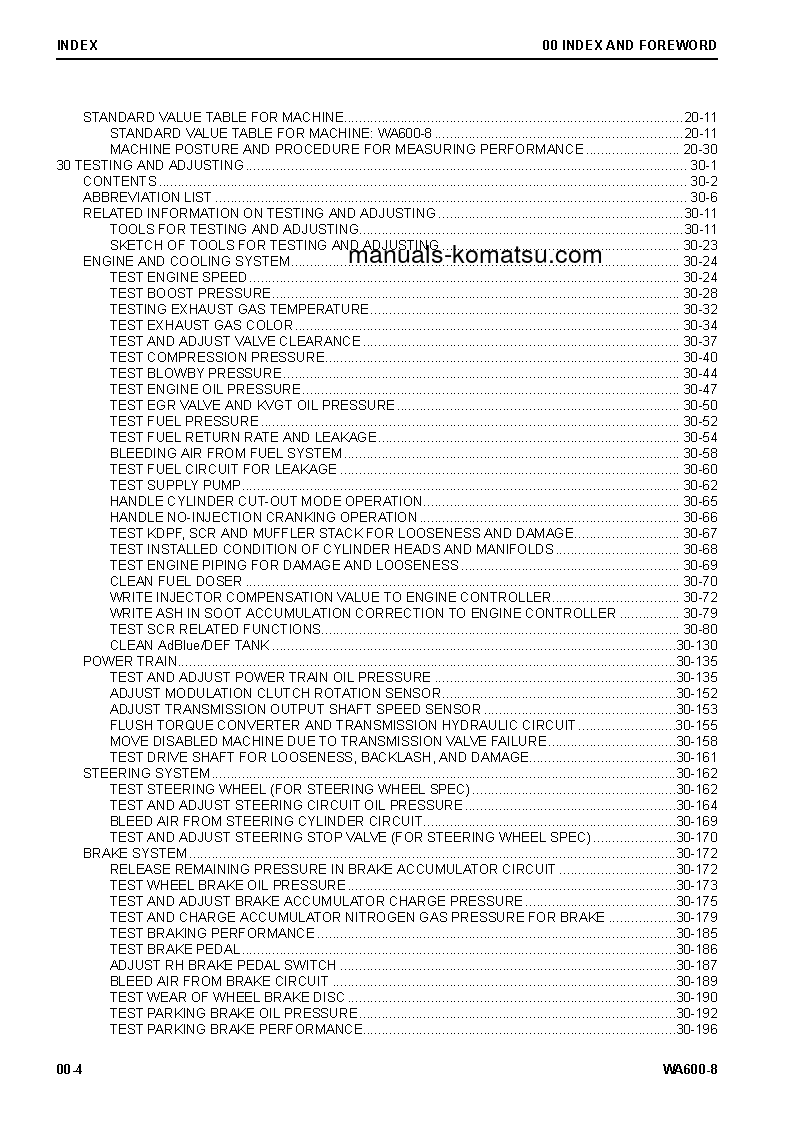 Protected: WA600-8(JPN) S/N 80001-UP Shop (repair) manual (English)