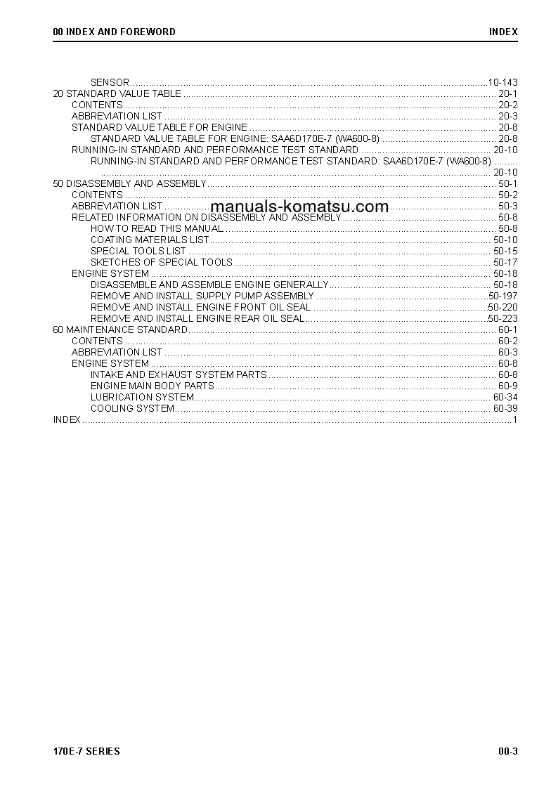 Protected: 170E-7 SERIES(JPN) S/N ALL Shop (repair) manual (English)