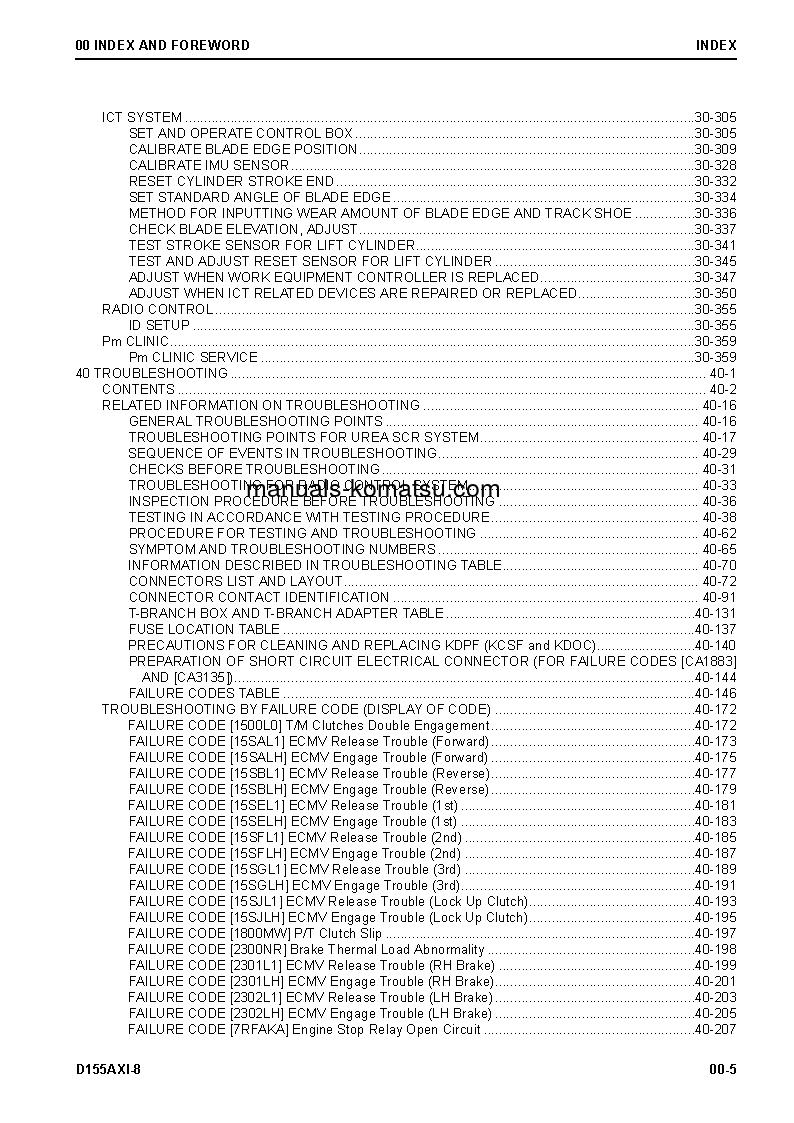 Protected: D155AXI-8(JPN)-RADIO CONTROL SPEC. S/N 100040-UP Shop (repair) manual (English)