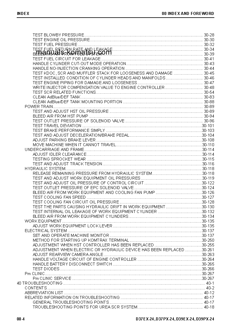Protected: D37PX-24(JPN) S/N 85001-UP Shop (repair) manual (English)