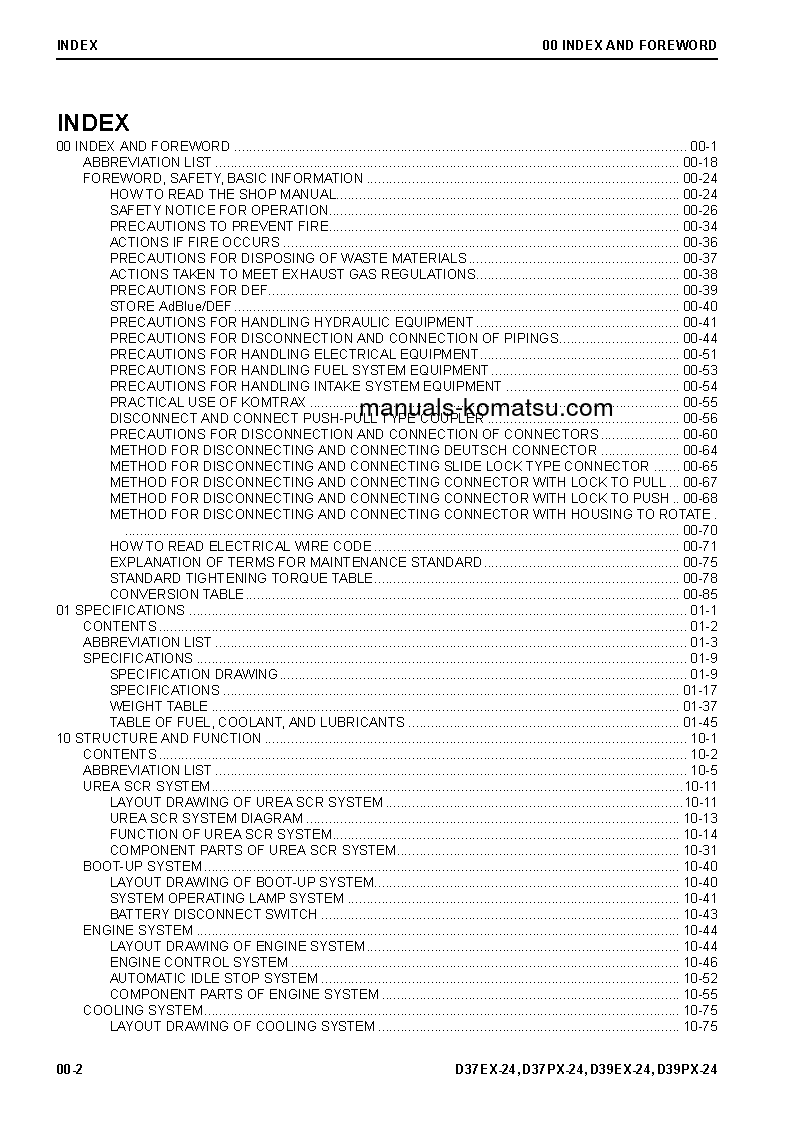 Protected: D37PX-24(JPN) S/N 85001-UP Field assembly manual (English)