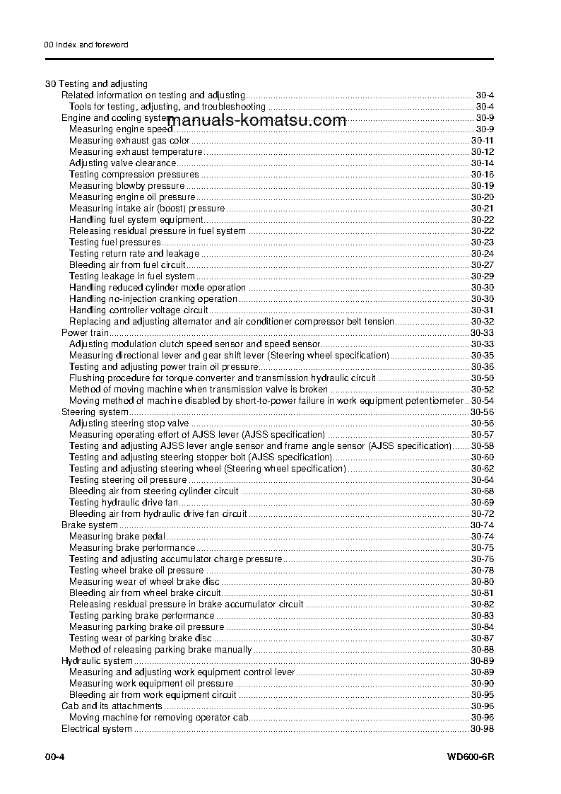 Protected: WD600-6(JPN)-R S/N 60001-UP Shop (repair) manual (English)