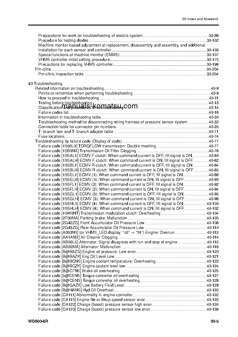 Protected: WD600-6(JPN)-R S/N 60001-UP Shop (repair) manual (English)