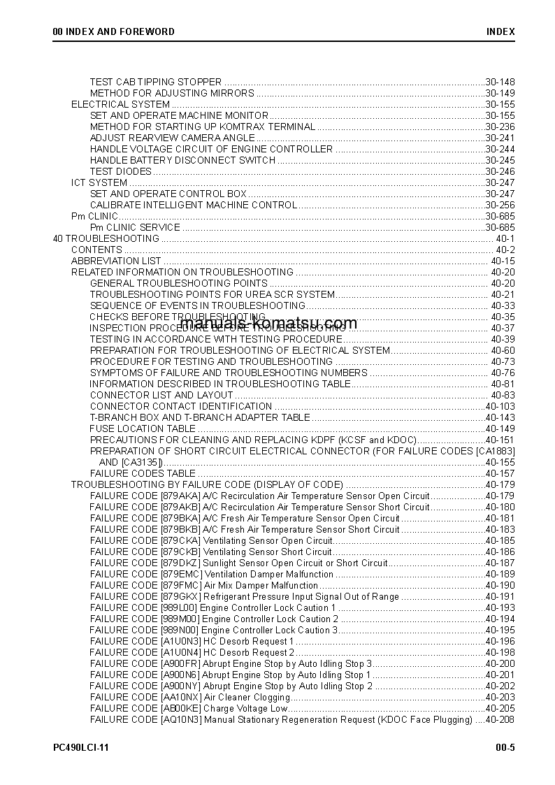 Protected: PC490LCI-11(JPN) S/N 85113-UP Shop (repair) manual (English)
