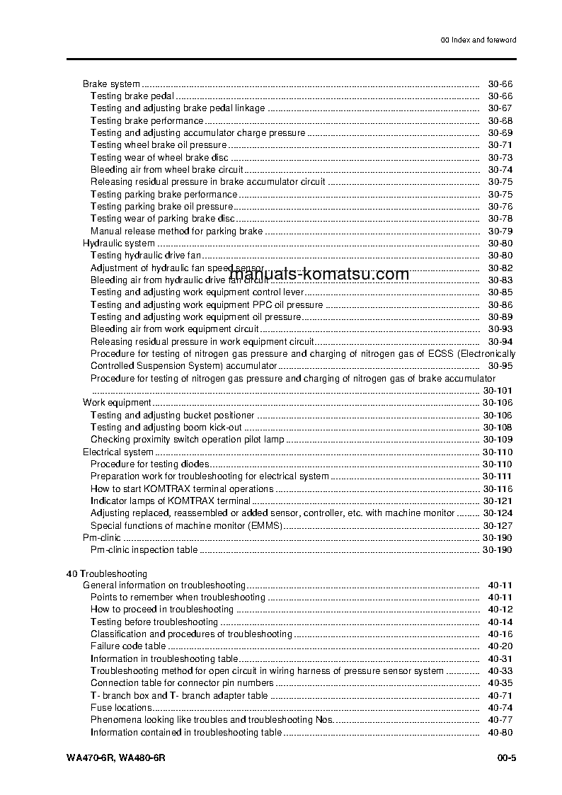 Protected: WA470-6(JPN)-R S/N 10001-UP Shop (repair) manual (English)