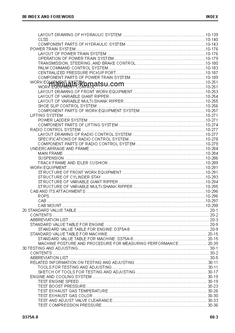 Protected: D375A-8(JPN) S/N 80001-UP Shop (repair) manual (English)