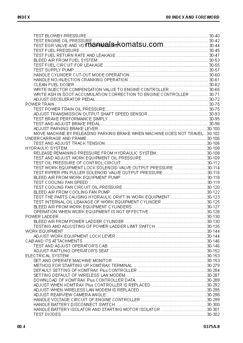 Protected: D375A-8(JPN) S/N 80001-UP Shop (repair) manual (English)