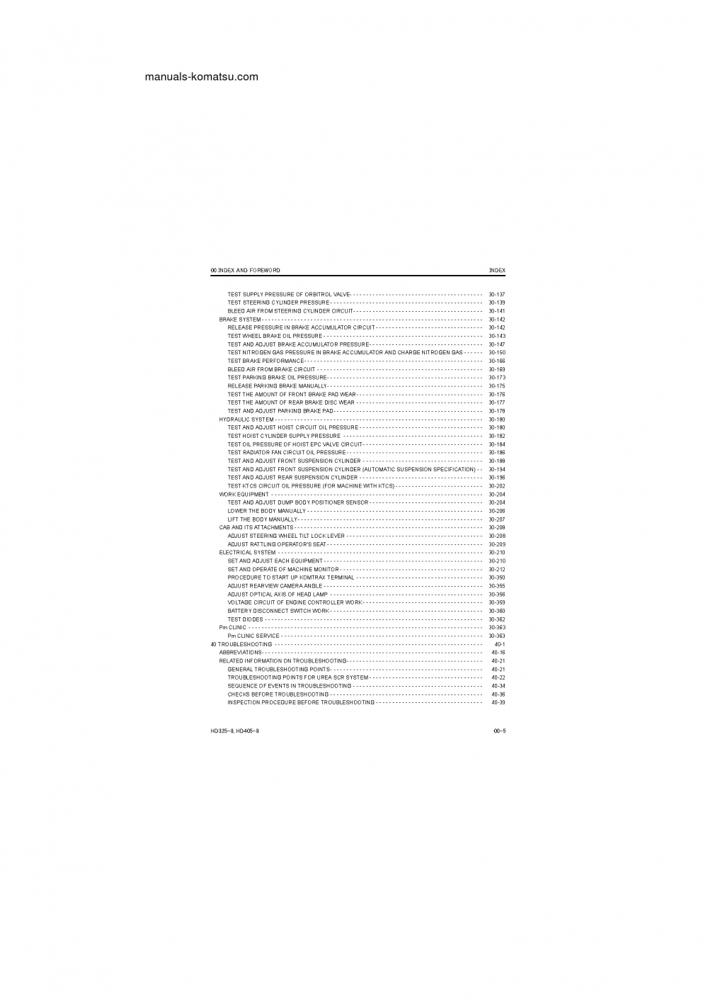 Protected: HD325-8(JPN) S/N 50001-UP Shop (repair) manual (English)