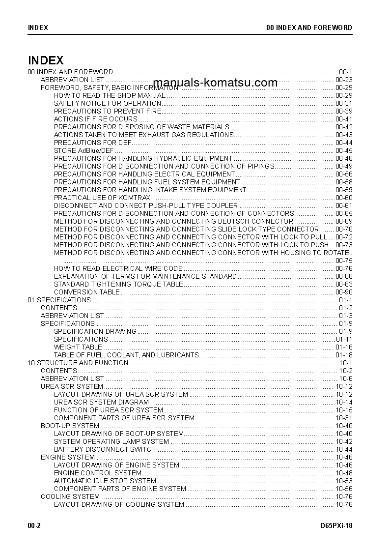 Protected: D65PXI-18(JPN)-RADIO CONTROL SPEC. S/N 90023-UP Shop (repair) manual (English) Protected: D65PXI-18(JPN)-RADIO CONTROL SPEC. S/N 90023-UP Shop (repair) manual (English)