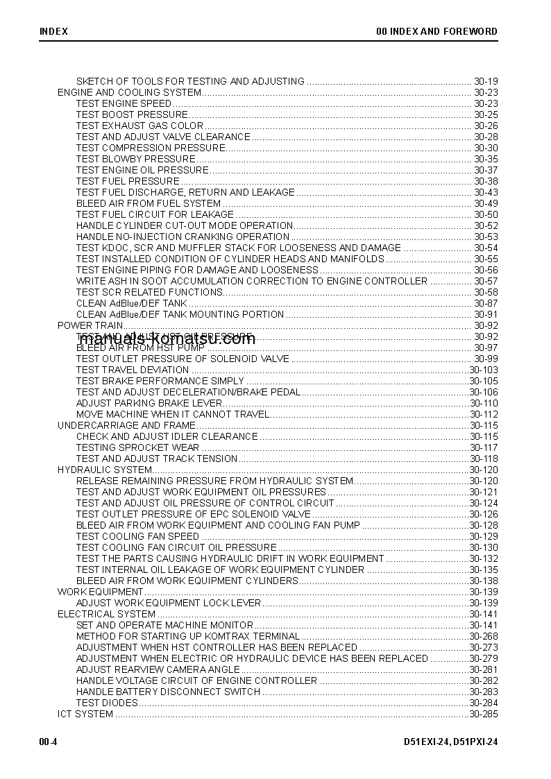 Protected: D51PXI-24(JPN) S/N 10001-UP Shop (repair) manual (English)