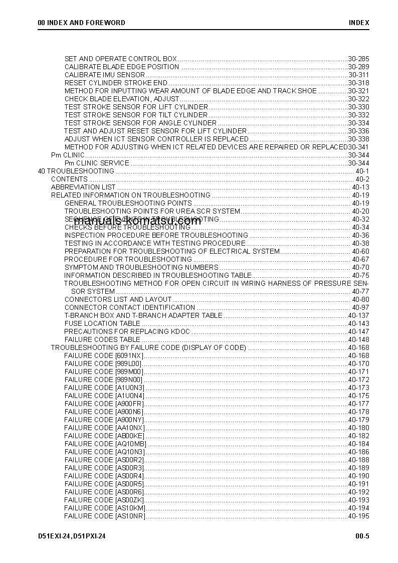 Protected: D51PXI-24(JPN) S/N 10001-UP Shop (repair) manual (English)