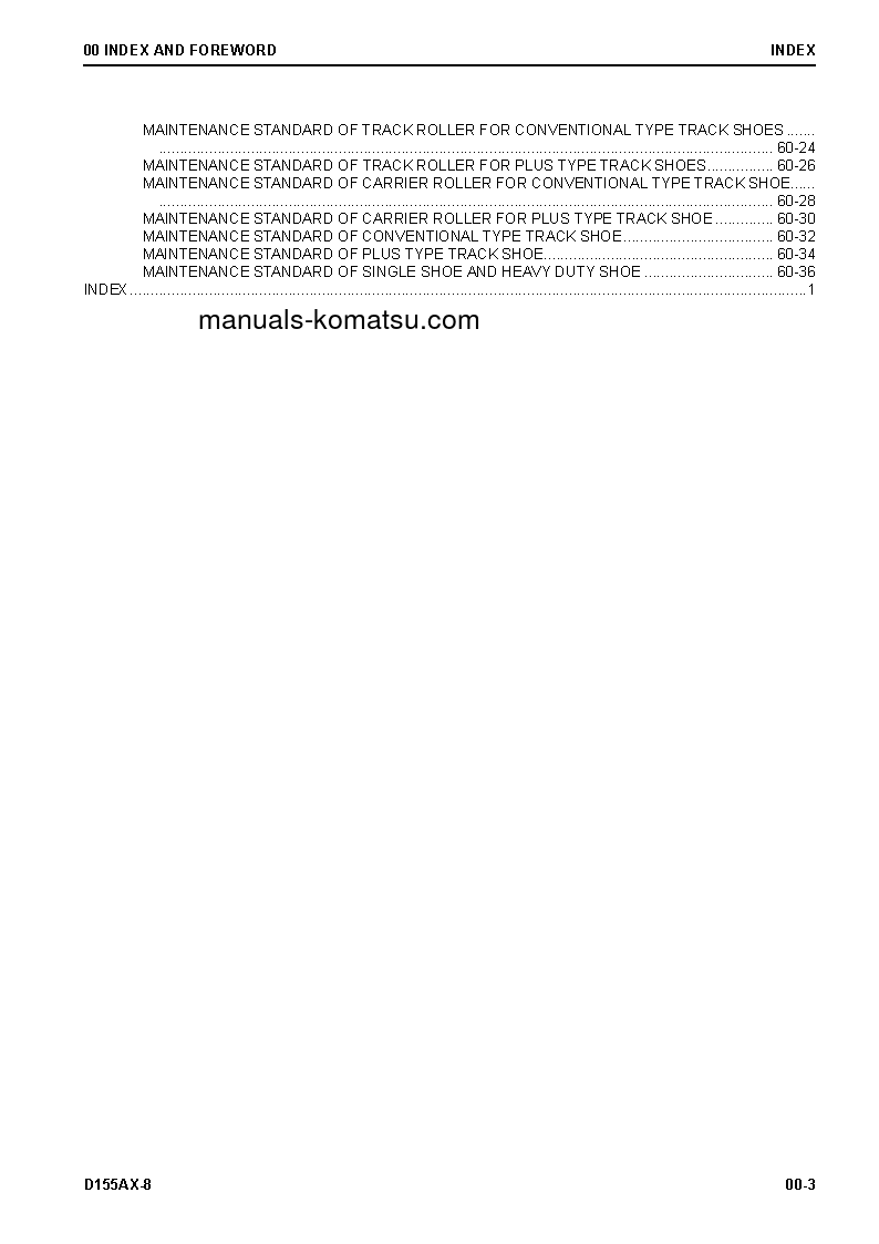 Protected: D155AX-8(JPN)-SANDY SOIL SPEC. S/N 100148-UP Shop (repair) manual (English)