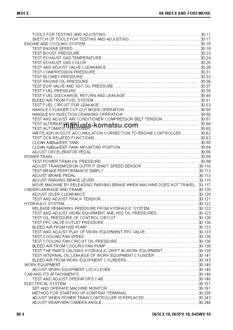 Protected: D65EX-18(JPN) S/N 91310-UP Shop (repair) manual (English)