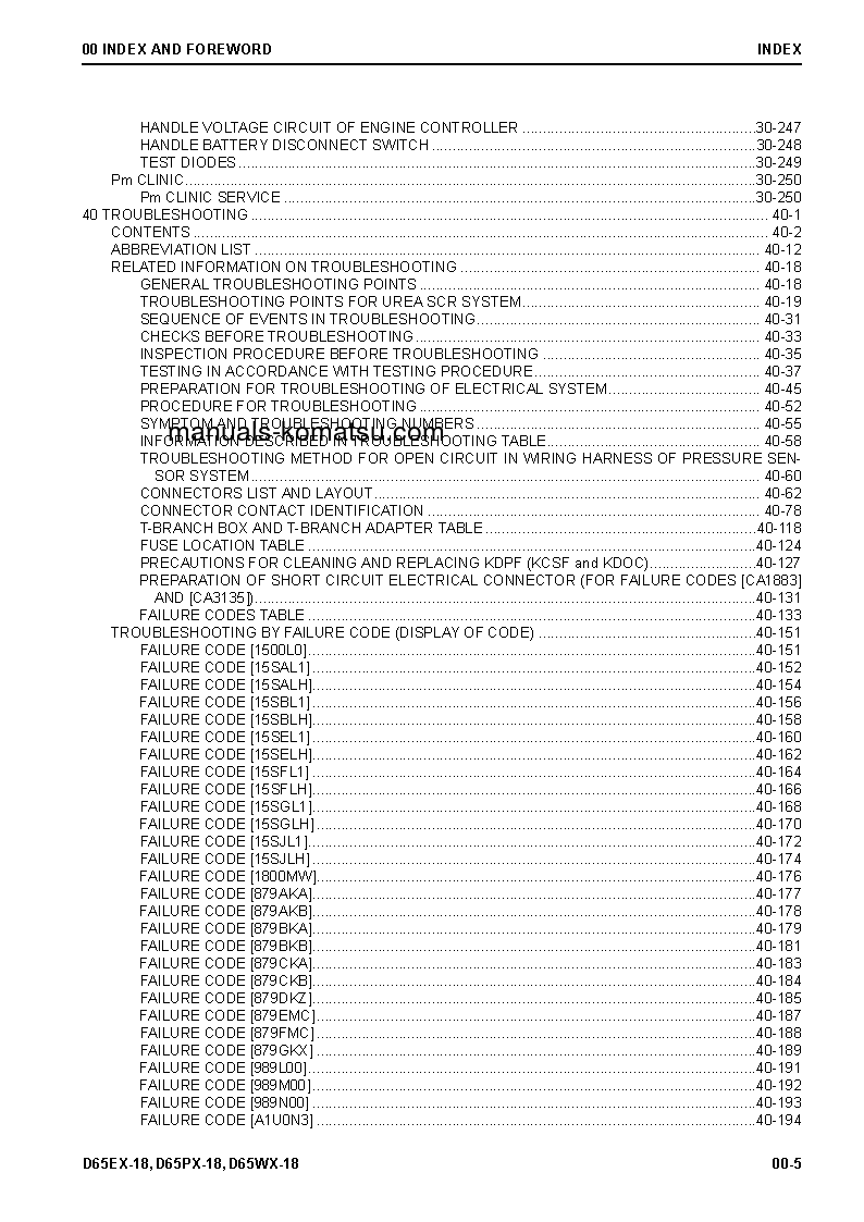 Protected: D65EX-18(JPN) S/N 91310-UP Shop (repair) manual (English)