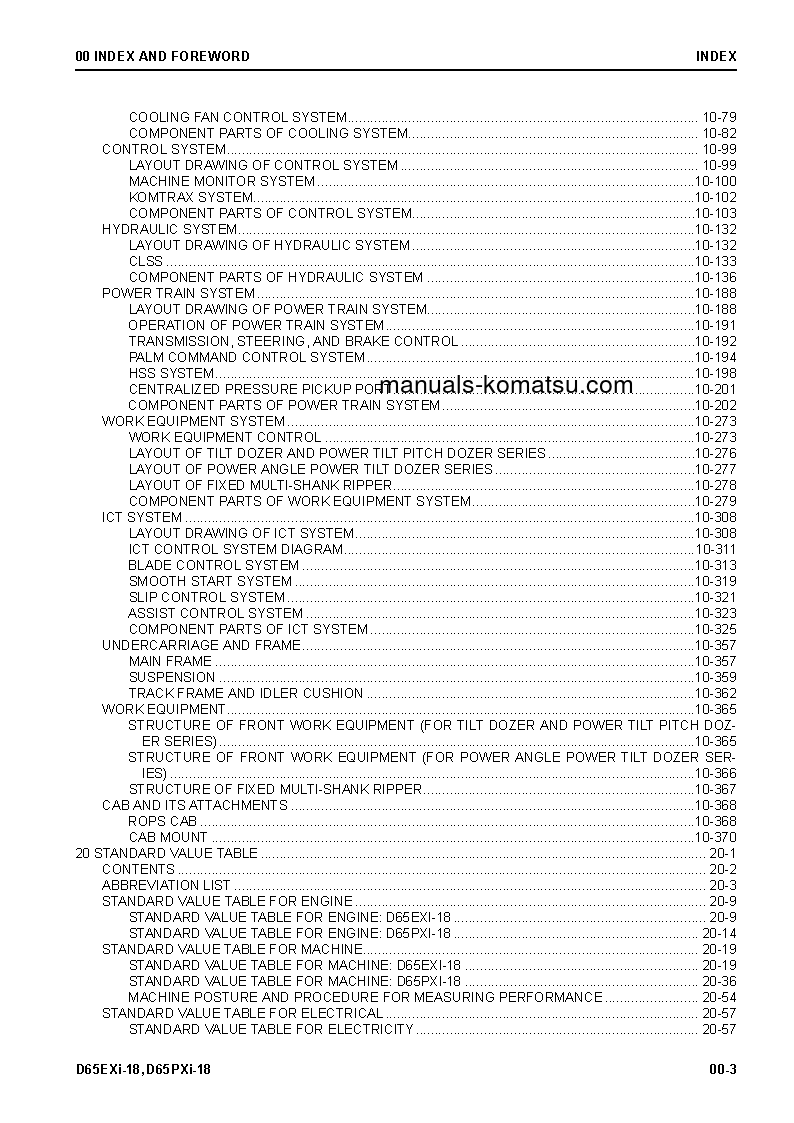 Protected: D65PXI-18(JPN) S/N 91310-UP Shop (repair) manual (English)