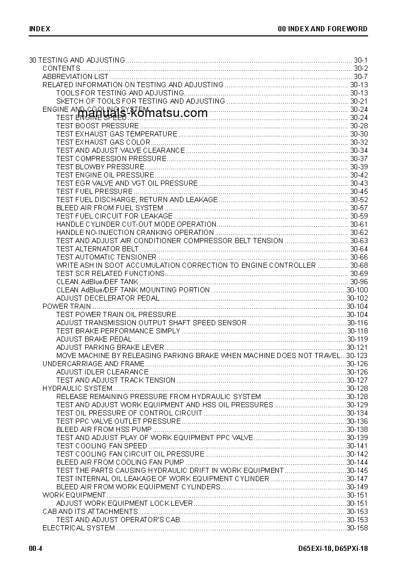 Protected: D65PXI-18(JPN) S/N 91310-UP Shop (repair) manual (English)