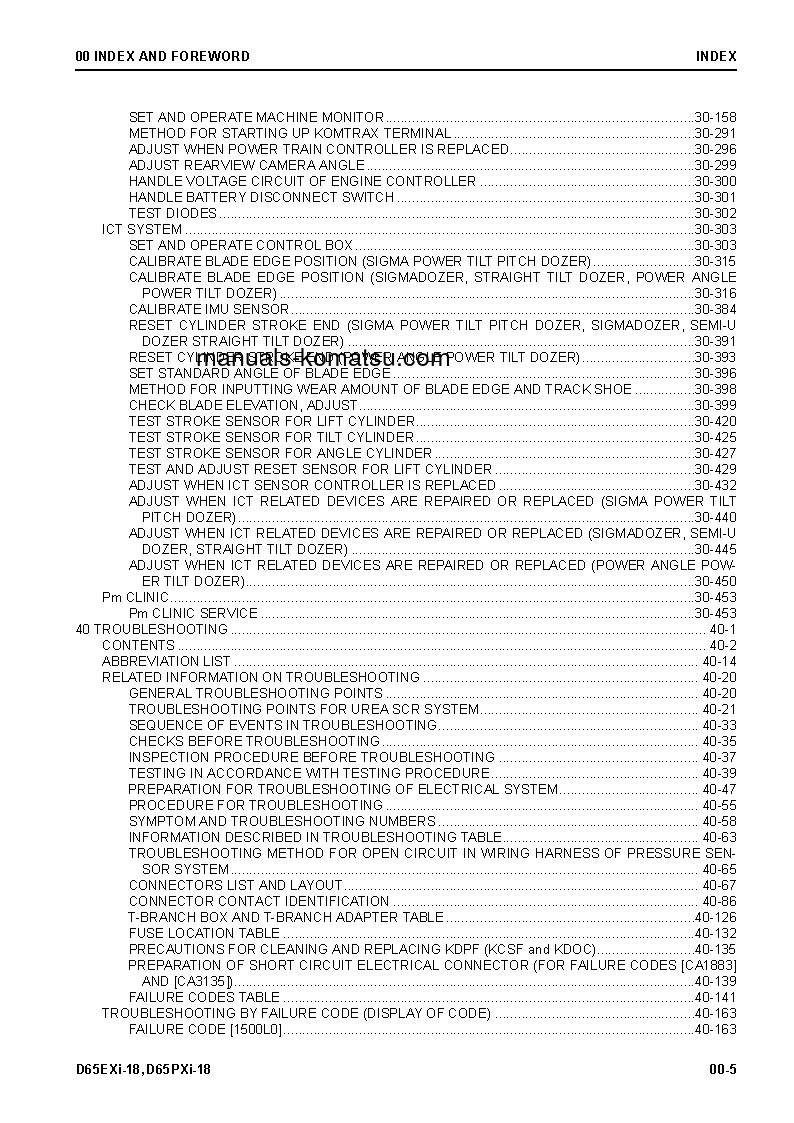 Protected: D65PXI-18(JPN) S/N 91310-UP Shop (repair) manual (English)