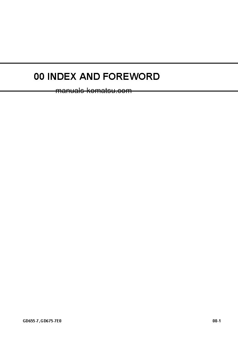 Protected: GD655-7(JPN) S/N 65001-UP Shop (repair) manual (English)