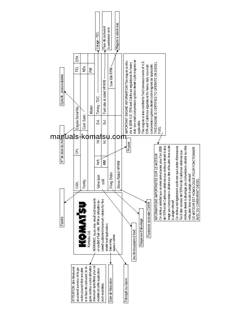 Protected: PC100L-6(JPN) S/N 15234-UP Operation manual (French)