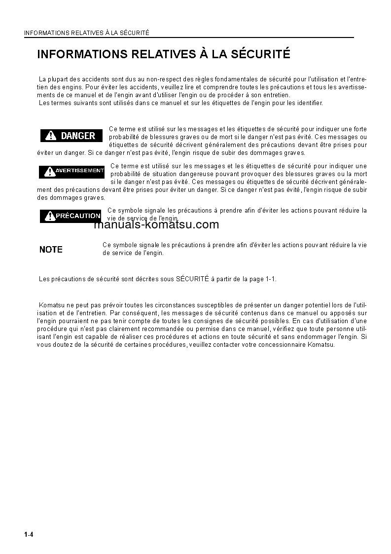 Protected: WA120L-3(JPN)-MC S/N 54104-UP Operation manual (French)