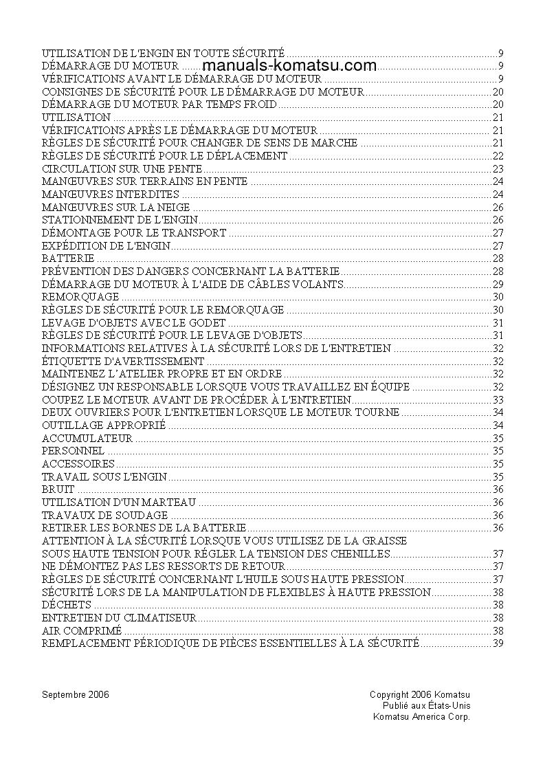 Protected: PC200LC-7(JPN) S/N 200001-UP Operation manual (French)