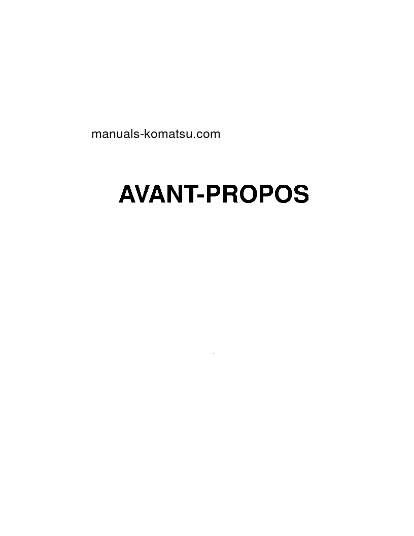 Protected: PC40MRX-1(JPN) S/N 5501-UP Operation manual (French)