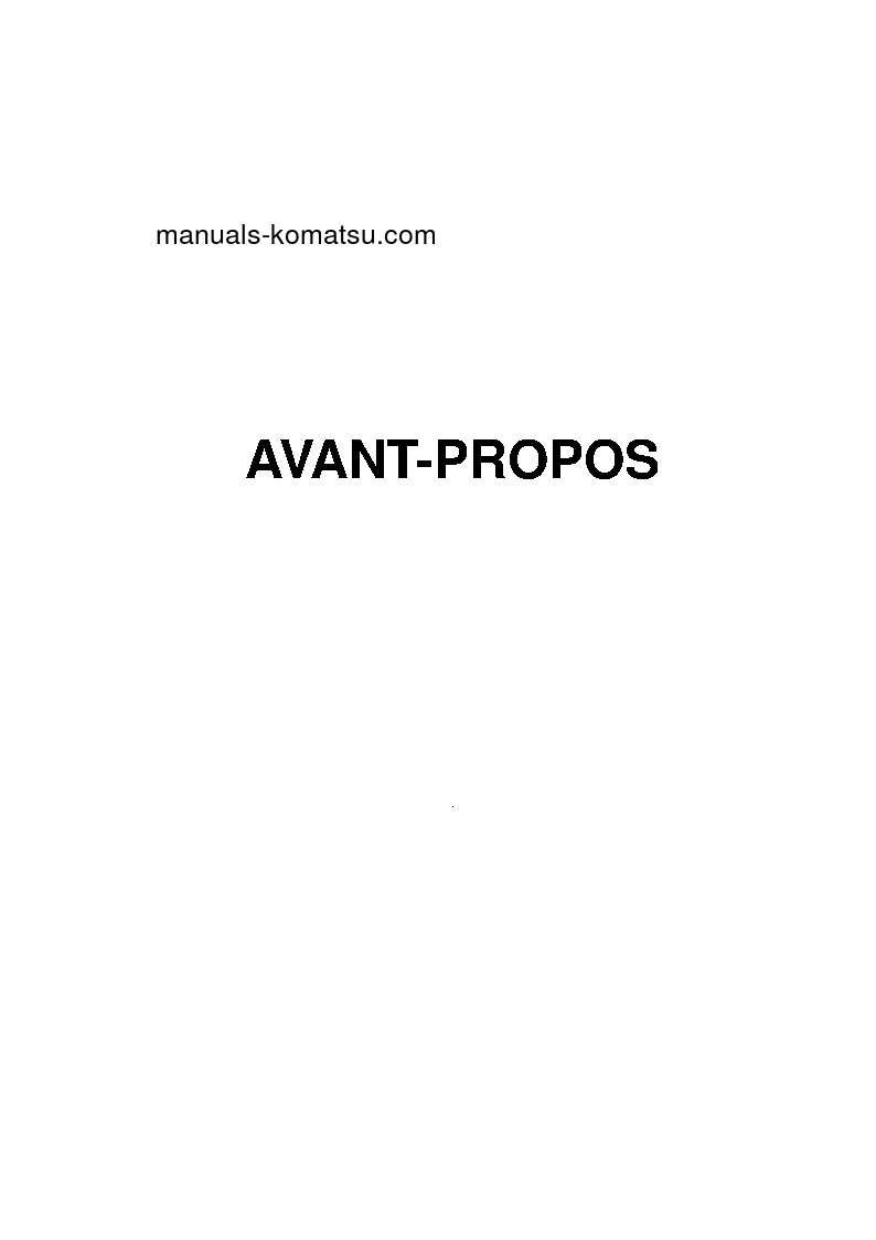 Protected: D37PX-21(JPN) S/N 5091-UP Operation manual (French)