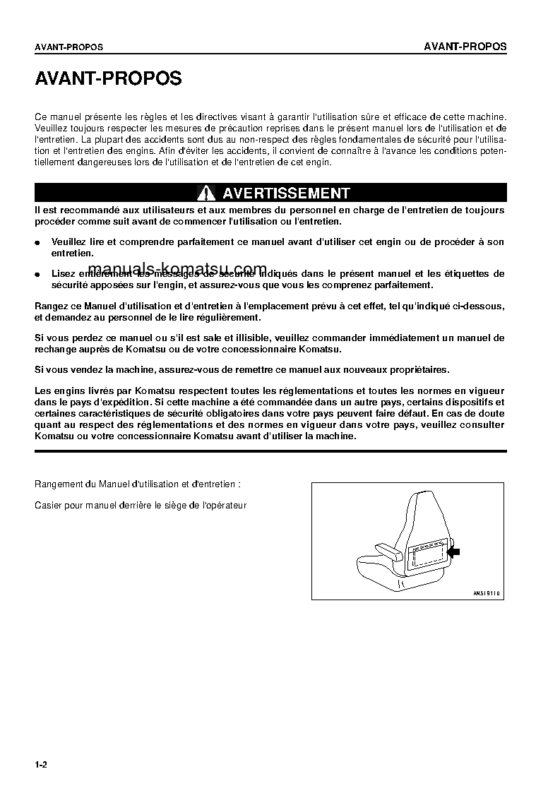 Protected: PC158USLC-2(JPN) S/N 10001-UP Operation manual (French)