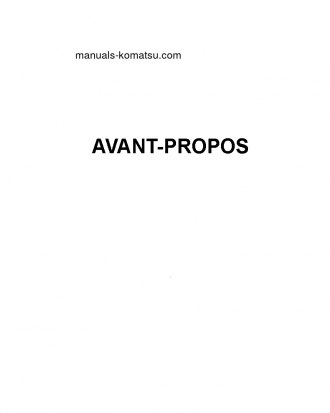 PC400-7(JPN) S/N 50001-UP Operation manual (French)