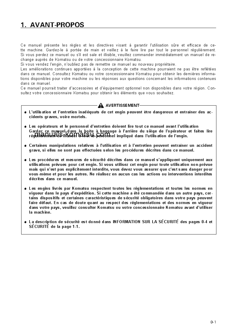 Protected: PC120LC-6(JPN) S/N 70001-UP Operation manual (French)