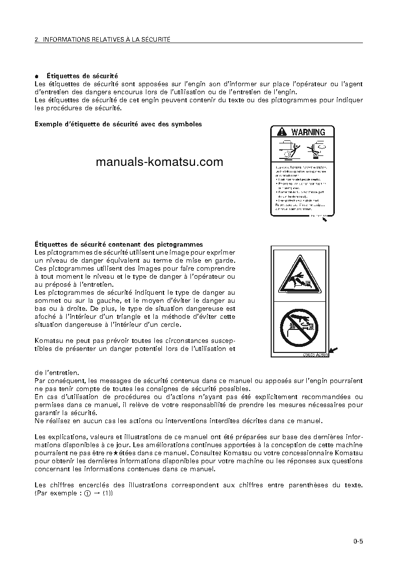 Protected: PC120LC-6(JPN) S/N 70001-UP Operation manual (French)