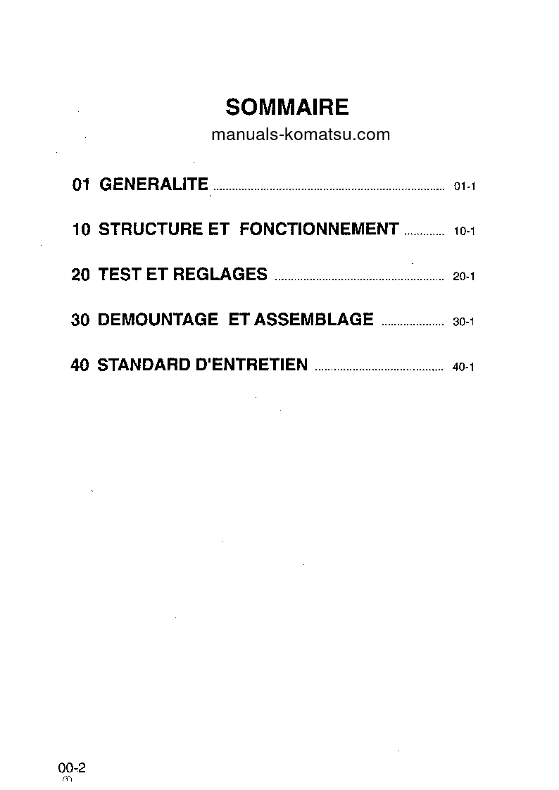 Protected: HD325-6(JPN) S/N 5001-UP Shop (repair) manual (French)
