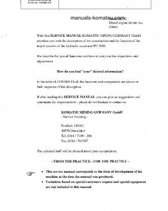 PC3000-1(DEU) S/N 06192-06192 Shop (repair) manual (English)