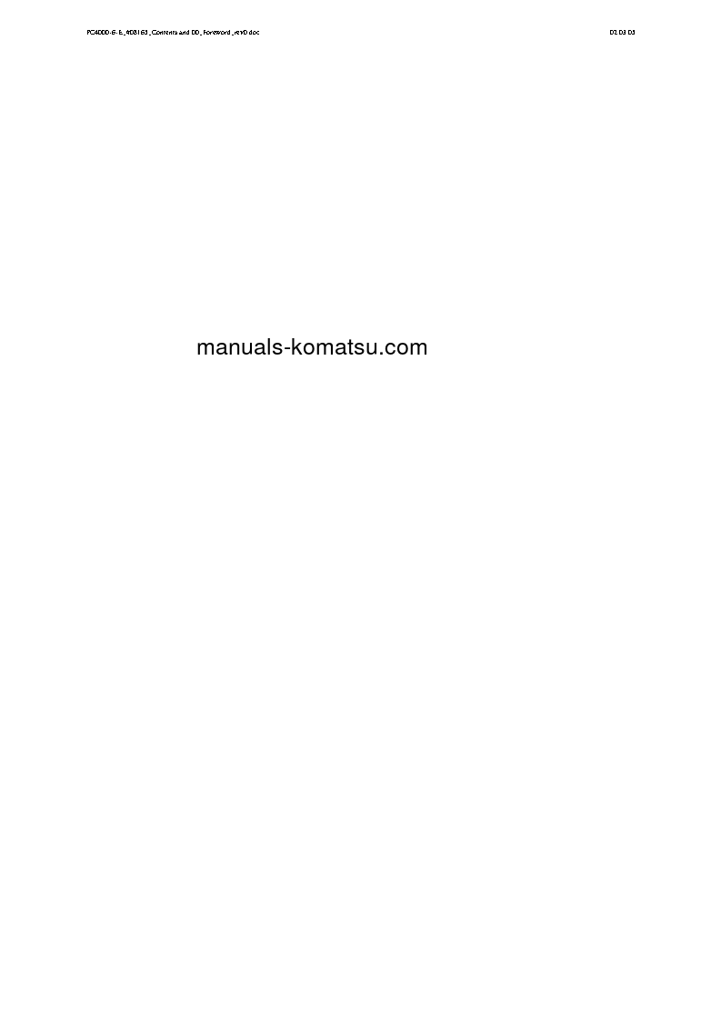 Protected: PC4000-6(DEU)-ELECTRIC MOTOR S/N 08165-08165 Shop (repair) manual (English)