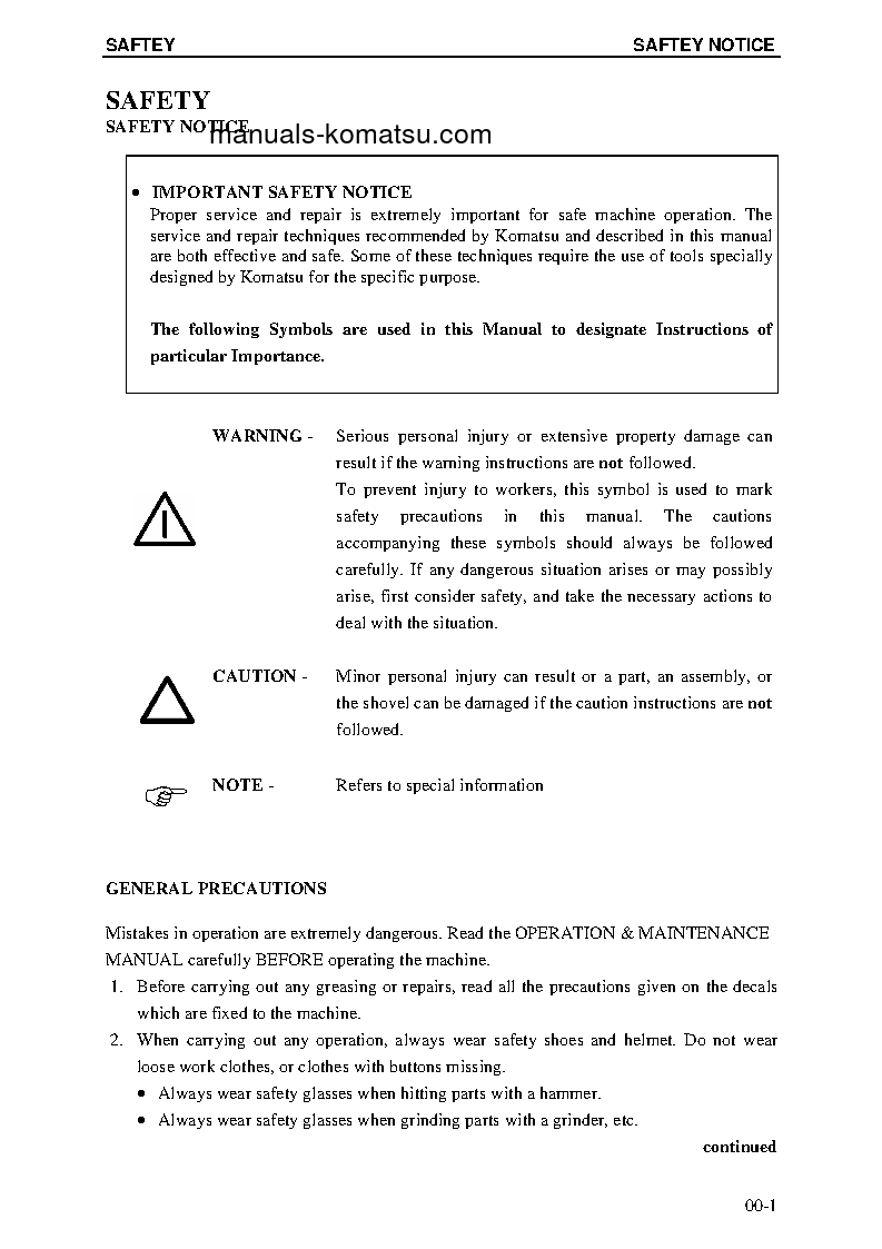 Protected: PC4000-6(DEU)-ELECTRIC MOTOR S/N 08165-08165 Shop (repair) manual (English)