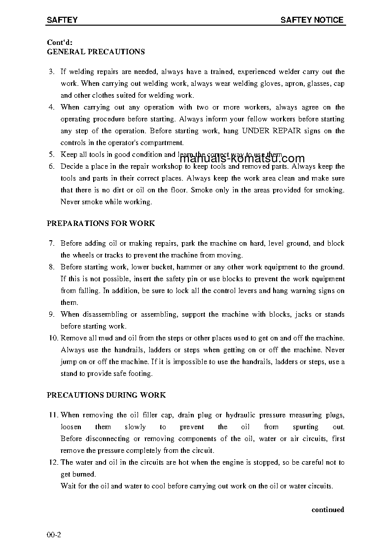 Protected: PC4000-6(DEU)-ELECTRIC MOTOR S/N 08165-08165 Shop (repair) manual (English)