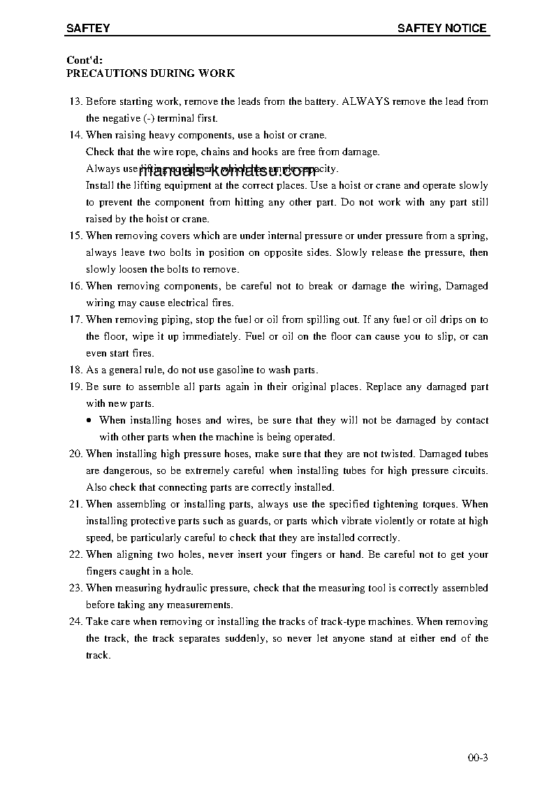 Protected: PC4000-6(DEU)-ELECTRIC MOTOR S/N 08165-08165 Shop (repair) manual (English)