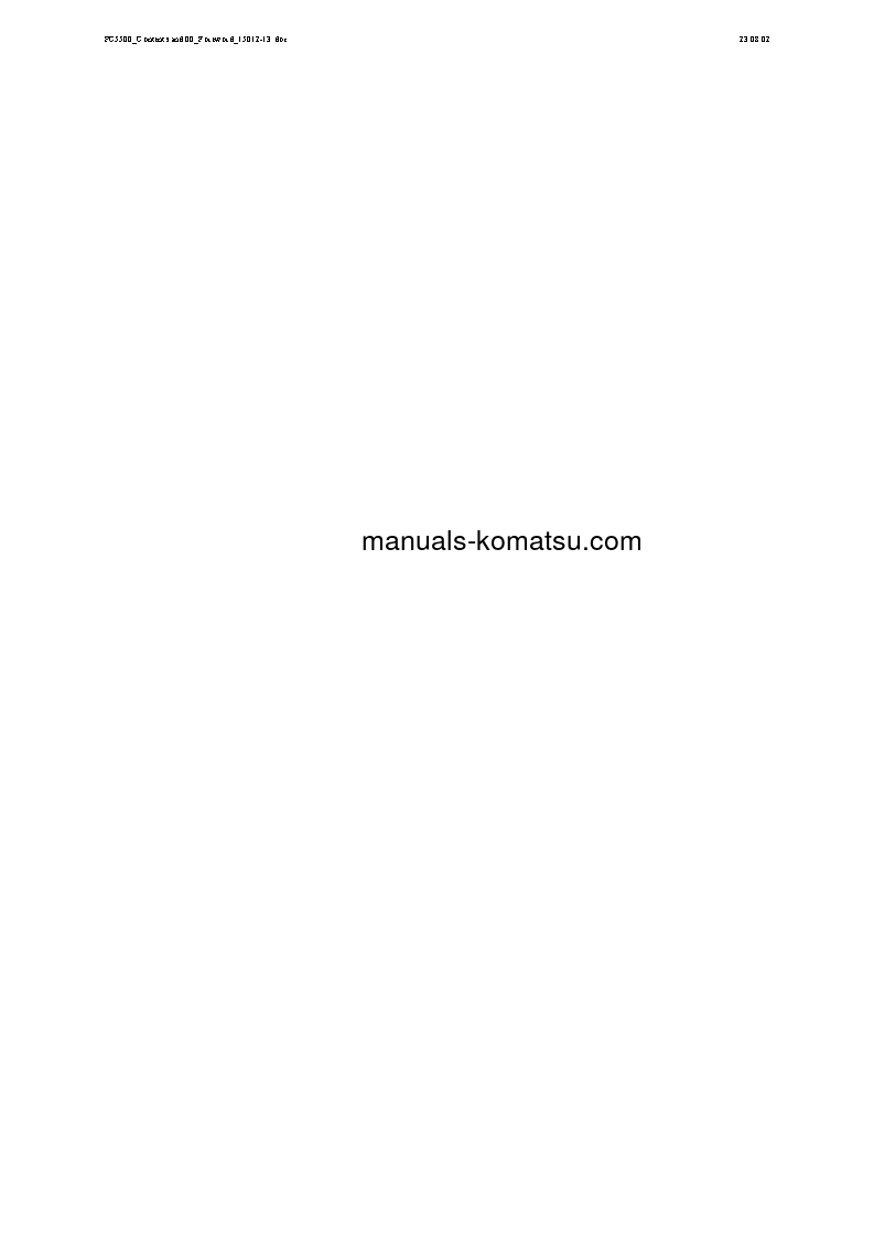 Protected: PC5500-6(DEU) S/N 15013-15013 Shop (repair) manual (English)