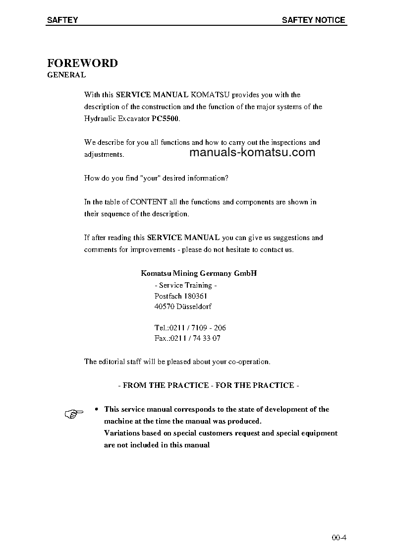 Protected: PC5500-6(DEU)-DIESEL S/N 15014-UP Shop (repair) manual (English)