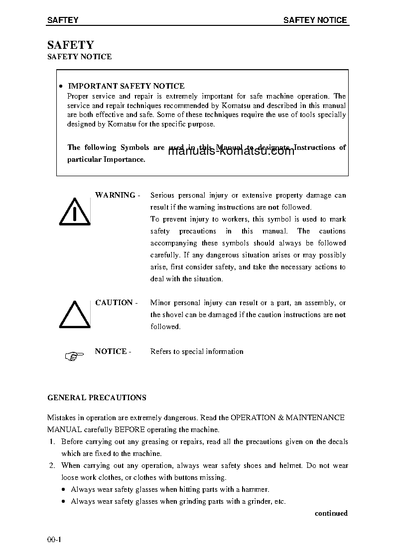 Protected: PC5500-6(DEU)-ELECTRIC MOTOR S/N 15050-UP Shop (repair) manual (English)