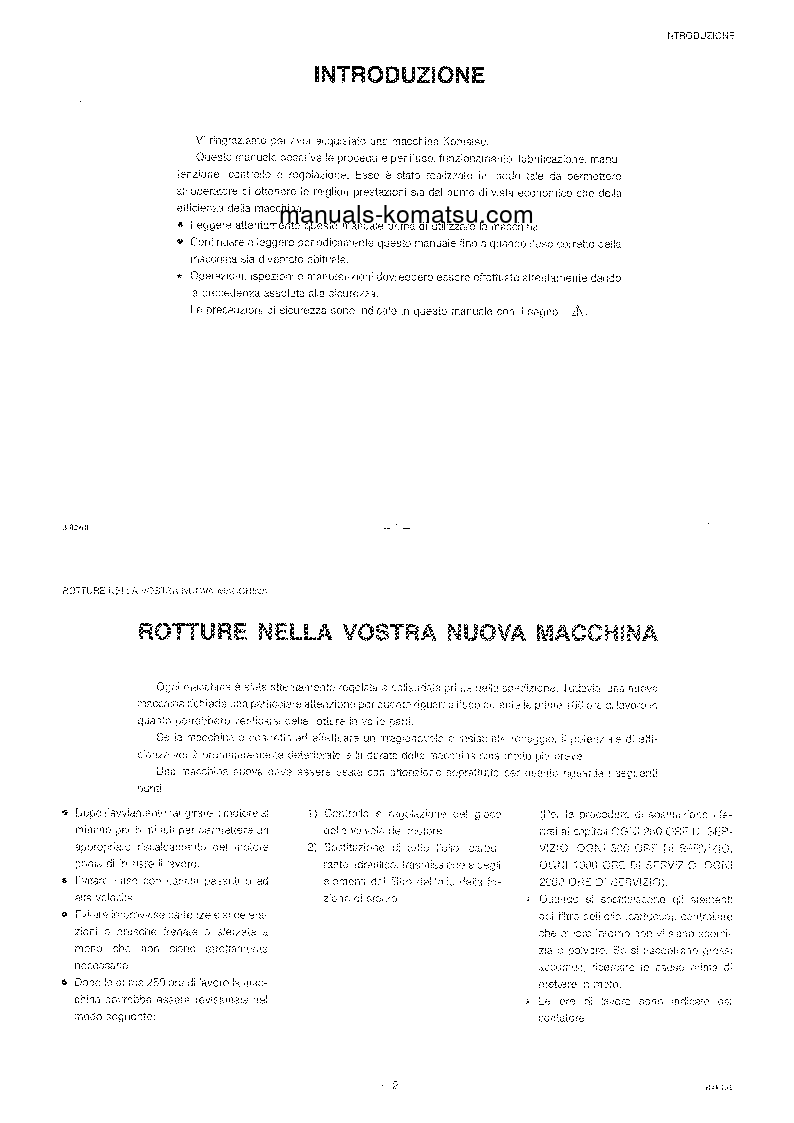 Protected: D41S-3(JPN) S/N 6001-UP Operation manual (Italian)