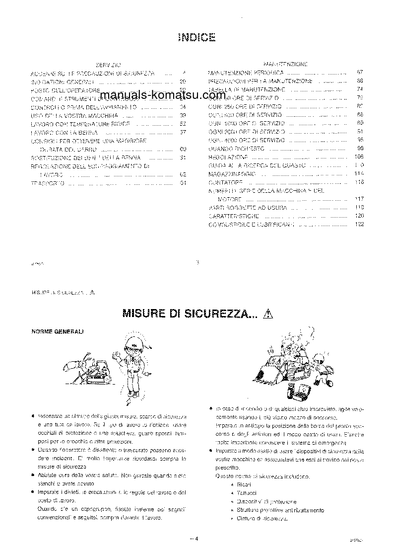 Protected: D41S-3(JPN) S/N 6001-UP Operation manual (Italian)