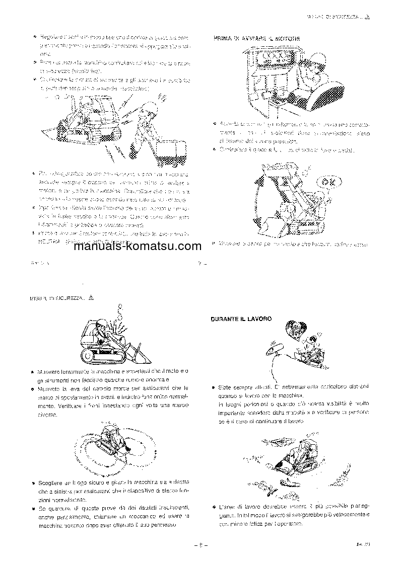 Protected: D41S-3(JPN) S/N 6001-UP Operation manual (Italian)