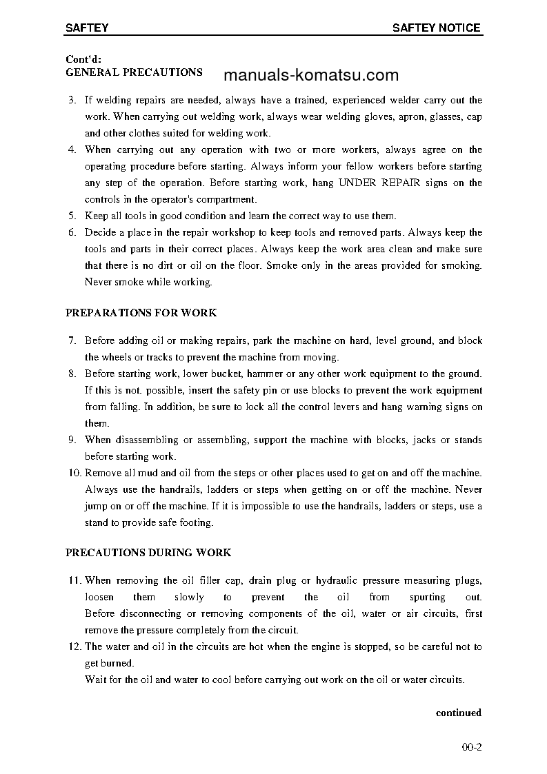 Protected: PC4000-6(DEU) S/N 08152-08175 Shop (repair) manual (English)