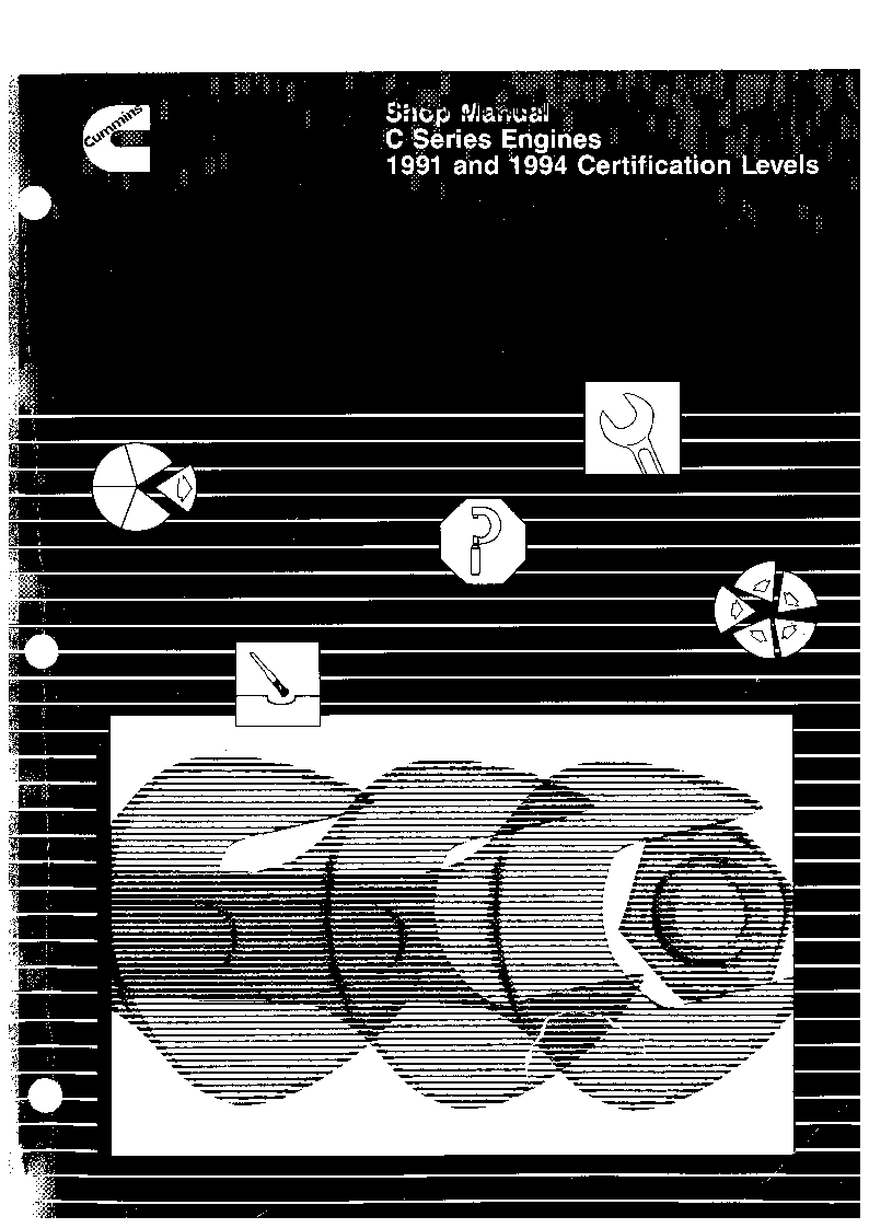 CUMMINS-C(DEU) S/N 1-UP Shop (repair) manual (English)