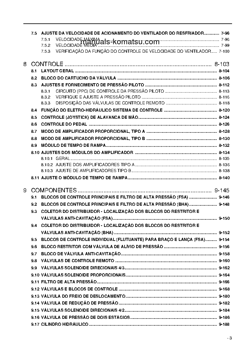 Protected: PC4000-6(DEU) S/N 08199-UP Shop (repair) manual (Portuguese)