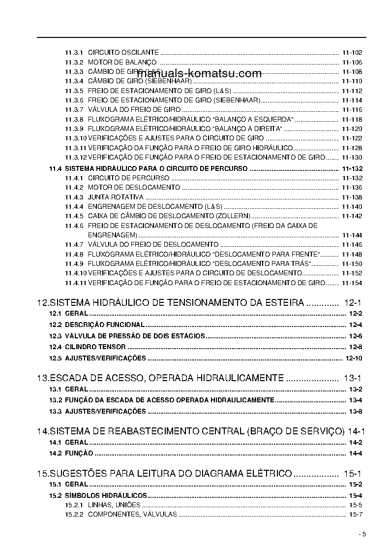 Protected: PC4000-6(DEU) S/N 08199-UP Shop (repair) manual (Portuguese)