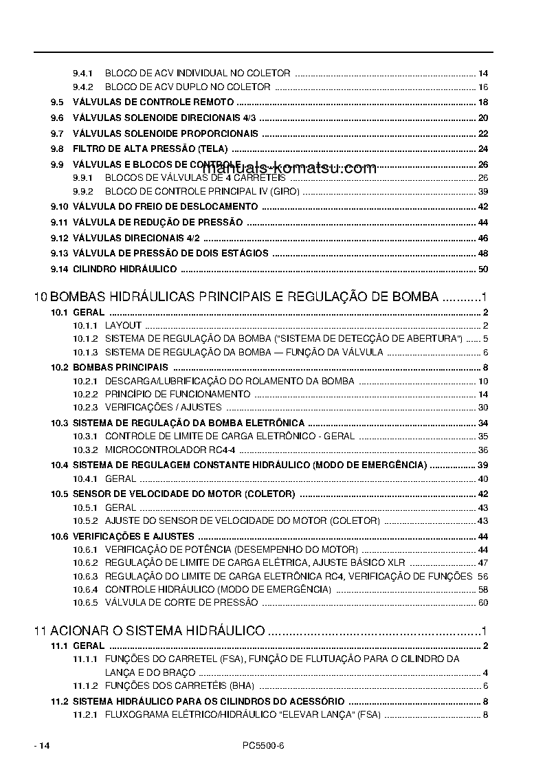 Protected: PC5500-6(DEU) S/N 15110 Shop (repair) manual (Portuguese)