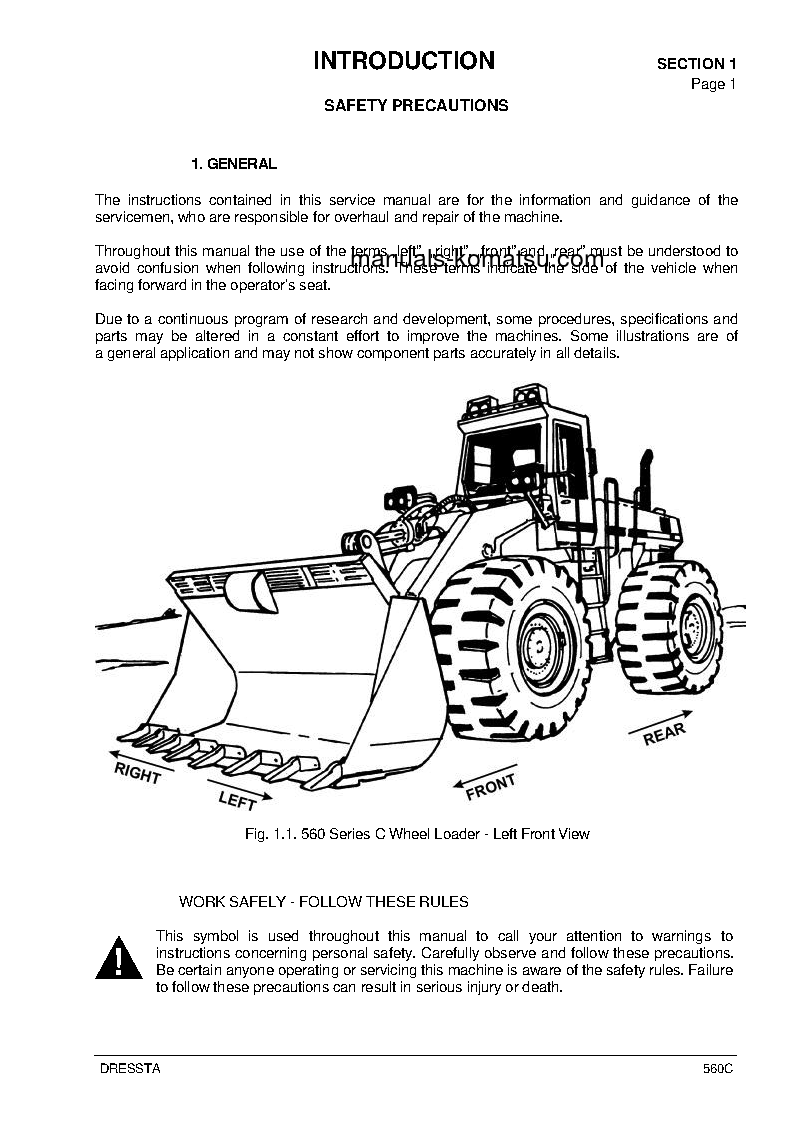 Protected: 560C S/N P015001-UP Shop (repair) manual (English)