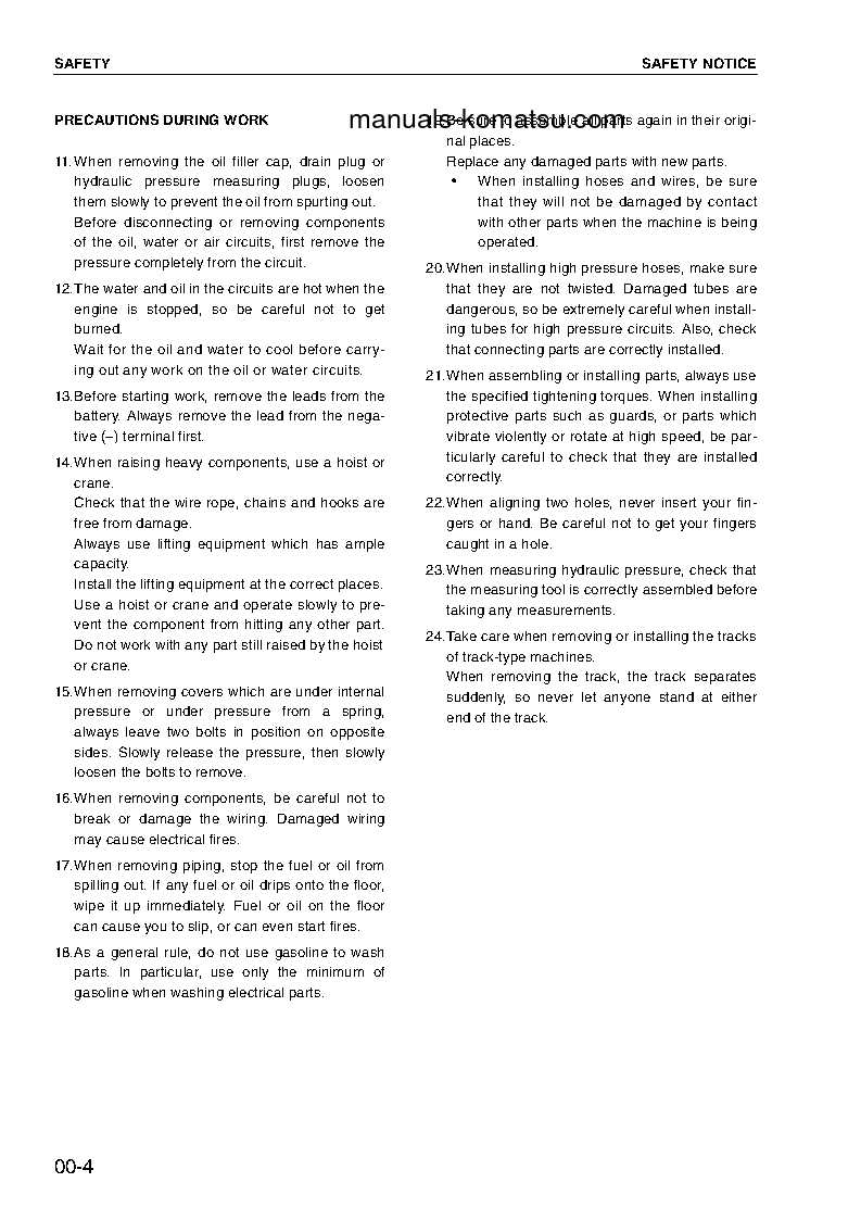 Protected: 6D102 SERIES(CHN) Shop (repair) manual (English)